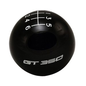 Ford Mustang Shift Knob - Ford Racing - GT350 6-Speed, Gloss Black, 2 in. Diameter - Black - `15-`19